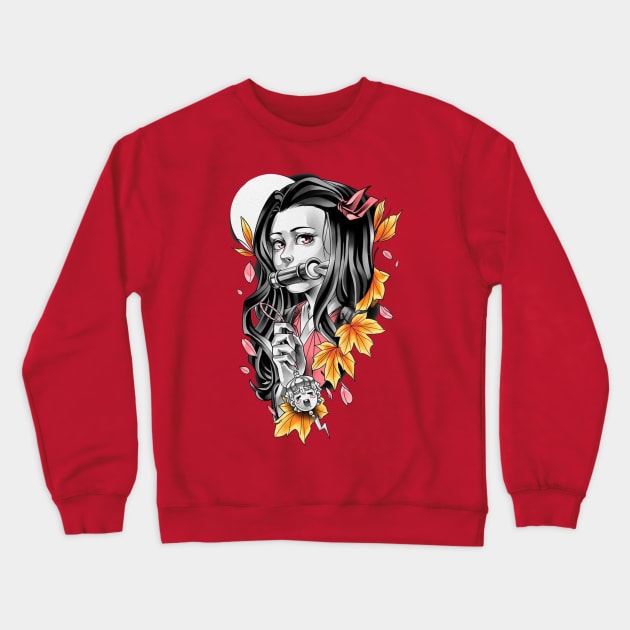 nezuko Crewneck Sweatshirt by primemoment